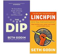 Seth Godin 2 Books Collection Set (The Dip & Linchpin Are You Indispensable?)