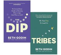 Seth Godin Collection 2 Books Set (The Dip, Tribes)