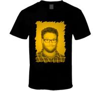 Seth Rogen (Neon Color) T Shirt Celebrity Celebslover Fashion Brand Black Black