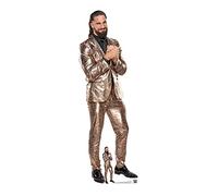 Seth Rollins SC4160 Silhouette en Carton Taille réelle avec Mini Costume Doré