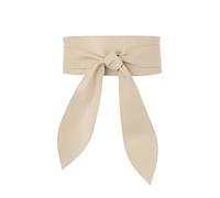 Sethain Cuir Ceinture large Élégant Ceinture Cinch Robe Manteau Obi Nœud Ceinture pour femmes et filles