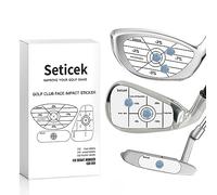 Seticek Lot de 150 Rubans adhésifs Professionnels pour Le Golf | Auto-Apprentissage des Points de Frappe et Analyse de cohérence | Améliore la précision et la Distance du Swing de Golf