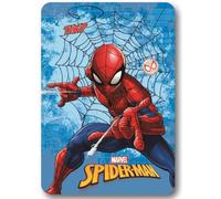 Setino Couverture polaire 100x140 Spiderman 2 bleu couverture bébé S24