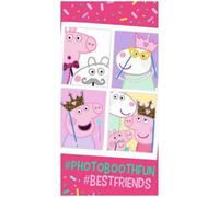 Setino Serviette de plage 70x140 Peppa photo booth rose coton 320g/m2 S24