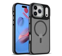 SETNGB Coque magnétique Mate translucide antidérapante pour iPhone 17 16 15 14 13 12 Pro Max 17Air 16 15 14 Plus, Coque Antichoc avec Chargement sans Fil, Noire, pour iPhone 15