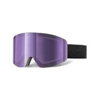 SETNGB Lunettes de ski photochromiques magnétiques élégantes pour hommes et femmes, double couche antibuée, pour le snowboard et le ski, violet aurore, 19,8 x 10,4 cm