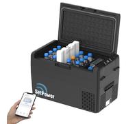 Setpower RF25 Réfrigérateur électrique portable 12 V 27 litres pour véhicules avec 12/24 V CC Réfrigérateur portable 12 V pour voiture, camping, camion, van, VUS, voyage