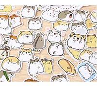 SetProducts Scrapbooking Lot de 28 Stickers Hamster Mignons - Autocollants HD Top Qualité - Scrapbooking, Bullet Journal, Kawaii, Décoration, Customisation, Création, Bricolage, Loisir Créatif