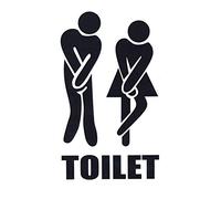 SetProducts Top Stickers ! Sticker WC Drôle et Amusant - Autocollant HD Vinyles Non Vulgaires - Customisez Votre intérieur ! - Personnalisez Vos Portes, Vos Murs, Vos Toilettes, Votre Cuvette...