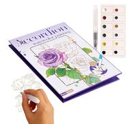 Sets d'Aquarelle - Fournitures Pliantes de Dessin et Coloriage,Ensemble Artistique pour Aquarelle | Débutants Adultes Activités Maison École