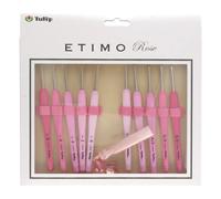 Tulip Crochet Hook, Acier, Pink, 0,9-1,75mm,2-3,5mm