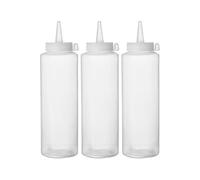 Sets de flacon distributeur 3 pièces 0,2L Transparent 50x(H)185 mm