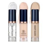 Sets de maquillage,Primer+Concealer+Fond de teint liquide+Blush liquide, Fond de teint Mat Velvet Waterproof, Maquillage portable longue durée, Set de maquillage de voyage