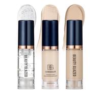 Sets de maquillage,Primer+Concealer+Fond de teint liquide+Blush liquide, Fond de teint Mat Velvet Waterproof, Maquillage portable longue durée, Set de maquillage de voyage