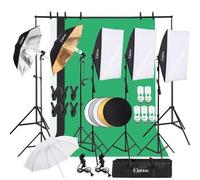 Sets de photographie-Ensemble comprenant une boîte à lumière, Boîte à Lumière Parapluieet la lumière de déflecteur 5 en 1.