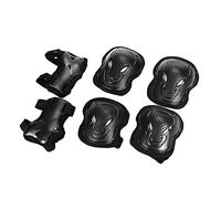 Sets de Protection Roller Enfant Adulte Genouillères Coudière Protège-Poignet Réglable Kit de Sport Protections pour Vélo Roller Patinage BMX Skateboard Trottinette 6 Pcs Sport Équipement
