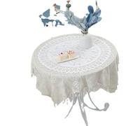 Sets de table et dessous de verre en dentelle solide de 38 x 38 cm, adaptés à la maison, taille standard de 38 x 38 cm, conçus pour une utilisation durable avec une bonne durabilité et cohérence (rond