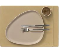 Sets de Table LIND DNA Nupo - Cuir - Khaki - 45 x 35 cm - 2 pièces