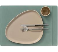Sets de Table LIND DNA Nupo - Cuir - Vert Pastel - 45 x 35 cm - 2 pièces