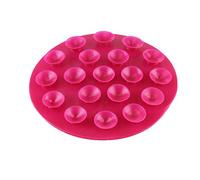 Sets De Table Pour Bébé, Tapis D'aspiration Magique Pour Bébé Et Enfant, Ventouses Double Face, Napperon Antidérapant Avec Matériau Souple, Forte Aspiration Pour Mur De Table(Rose rouge)
