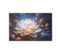 Sets de Table pour Salle à Manger, Ensemble de 6, Motifs Floraux, Peinture Diamant, idéal pour hôtel, Famille et Banquet.