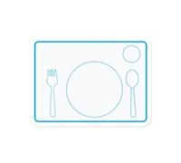 Sets de table pour tapis de table pour les aliments qui améliorent la motricité fine - dessous de plat pour enfants pour déjeuner en toute sécurité, dessous de plat doux pour enfants à ca