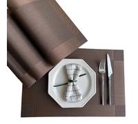 Sets de Table PVC Antidérapant 45x30cm, Sets de Table Résistant a l'usure a la Chaleur, Sets de Table et Dessous de Verre, pour Cuisine, Restaurant, Table a Manger, DéCoration Maison