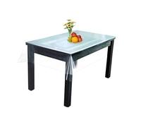 Sets De Table Transparents Nappe Ronde Carrée Transparente En PVC, Vêtements De Table Imperméables Et Résistants À L'huile, Protection De Table En Verre Souple, Tapis De Table for La Maison(137x259cm)