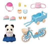 Sets Prets A Jouer La Fille Panda, Son Vélo Et Sa Remorque