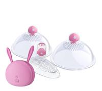 SETSCZY 10 Modes Électrique Mamelon Ventouse sans Fil Contrôle Clitoris Stimulateur Ventouse Sein Pompe À Vide Masseur Jouet Sexuel Agrandisseur pour Femmes Hommes,B