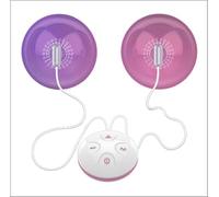SETSCZY Mains Libres Électrique Tire-Lait Masseur Vibromasseur Sucer Mamelons & Tasses Langue Lécher Soutien-Gorge Stimulateur Sex Toys Agrandisseur Enhancer pour Les Femmes, lumière