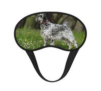Setter anglais, animaux de compagnie de jardin, chiens, setter anglais,Masques de sommeil occultants, cache-yeux couvrants, masques de sommeil anti-lumière