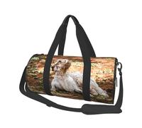 Setter Anglais Automne Animaux Chiens Anglais, Sac de Voyage de Grande capacité, Sac à Main Rond, Sac de Voyage de Sport, fourre-Tout, Sac de Fitness