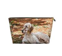 Setter Anglais Automne Animaux Chiens Anglais, Trousse de Maquillage Trousse à cosmétiques Trousse de Toilette de Voyage Portable Pochette de Toilette