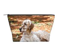 Setter Anglais Automne Animaux Chiens Anglais, Trousse de Toilette Trousse de Maquillage Sac à cosmétiques Trousse de Toilette de Voyage Portable