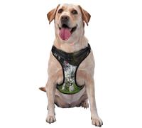 Setter Anglais Pelouse Animaux Chiens Setter Anglais,Harnais pour Animaux de Compagnie, Harnais réfléchissant réglable pour Chien,XL