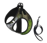 Setter Anglais Pelouse Animaux Chiens Setter Anglais,Harnais pour Animaux de Compagnie, Harnais réfléchissant réglable pour Chien,M