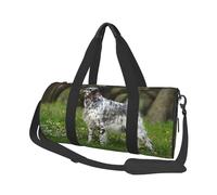 Setter Anglais Pelouse Animaux Chiens Setter Anglais, Sac de Voyage de Grande capacité, Sac à Main Rond, Sac de Voyage de Sport, fourre-Tout, Sac de Fitness
