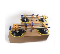 Setter de joints pierre avec ventouses sous vide 6 pouces, for assemblage granit, outils nivellement en caoutchouc sans couture, 2 pièces/ensemble, Norme industrielle(Carton box suit)