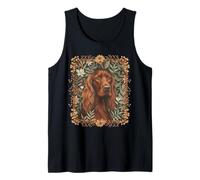 Setter Irlandais Anglais Vintage Floral Débardeur