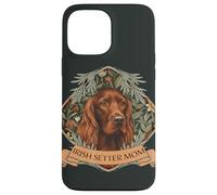 Setter Irlandais Mom William Morris Style Amoureux des Chiens Coque pour iPhone 13 Pro Max