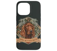 Setter Irlandais Mom William Morris Style Amoureux des Chiens Coque pour iPhone 14 Pro Max