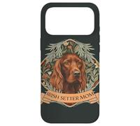 Setter Irlandais Mom William Morris Style Amoureux des Chiens Coque pour iPhone 17 Pro Max