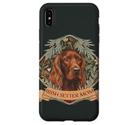 Setter Irlandais Mom William Morris Style Amoureux des Chiens Coque pour iPhone XS Max