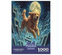 Setter Irlandais Puzzle 1000 Pièces Educa Jouet en Bois Divertissement Créatif De l'art De La Décoration Jeu Éduchatif Challenge Toy Adultes & Enfants des 14 Ans 70x50cm/1000pcs
