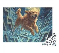 Setter Irlandais Puzzle 1000 Pièces Educa Jouet en Bois Divertissement Créatif Décoration Intérieure Jeu Éducatif Challenge Toy Adultes & Enfants des 14 Ans (75x50cm)