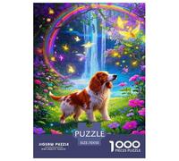 Setter Irlandais Puzzle 1000 Pièces Educa Jouet en Bois Jeu D'Intelligence DécoRation Intérieure Animaux Jeu Éduchatif Challenge Toy Adultes & Enfants des 14 Ans 70x50cm/1000pcs