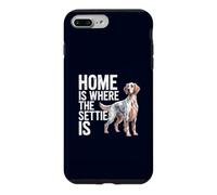 Setter Owner Funny Home is Where The Settie is Coque pour iPhone 7 Plus/8 Plus