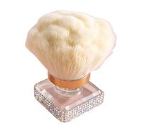 Setting Powder Brush, Nail Dust Brush, Manicure Cleaning Accessory, Soft Bristles Make Up Tool for Contouring, Highlighting, Nail, Pedicure, 2.76x1.57x1.57 Inches