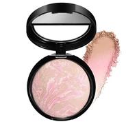 Setting Powder - Poudre de cuisson mate imperméable pour les trajets et le quotidien - Contrôle de l'huile - Maquillage longue durée et brillance naturelle douce (01# porcelaine, 15 g)